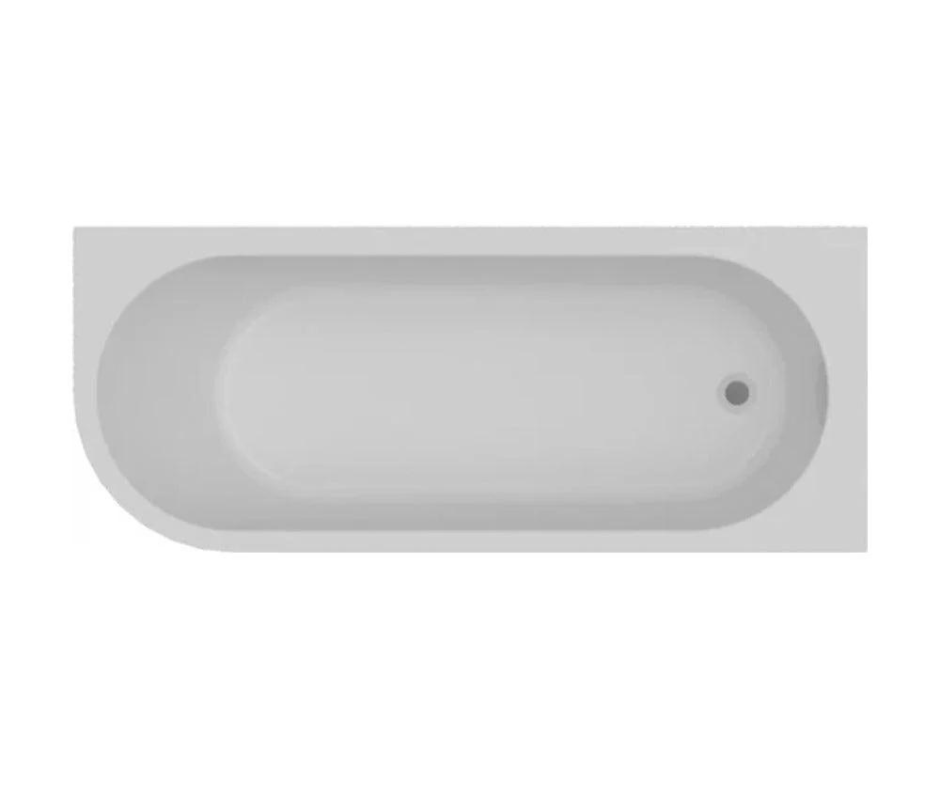 بانيو سانتوريني 170x70 يمين سيمليس ابيض من ديورافيت