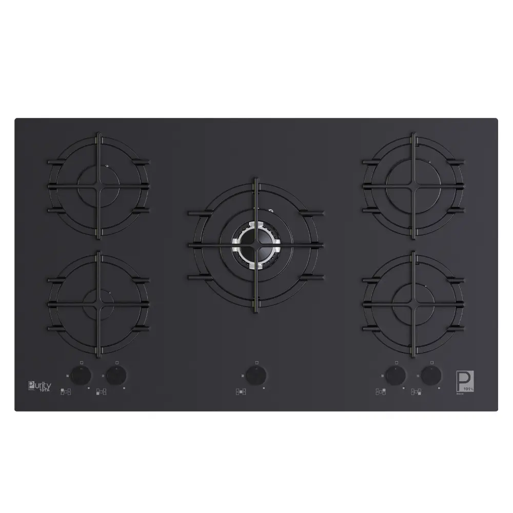 مسطح غاز بلت ان 5 عين حوامل ثقيلة 90 سم HPT911 من بيورتي 