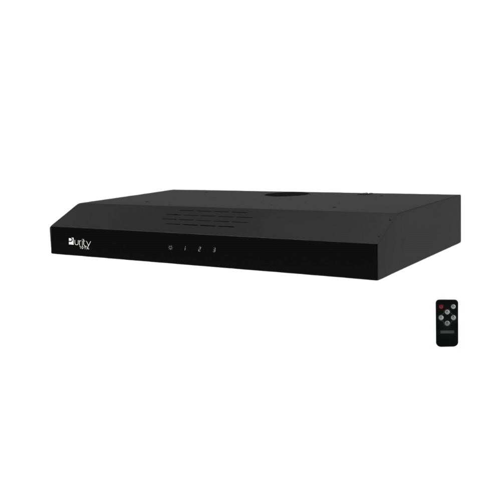 شفاط مطبخ 90سم تركي اسود PTSLIM PLUS BL من بيورتي 