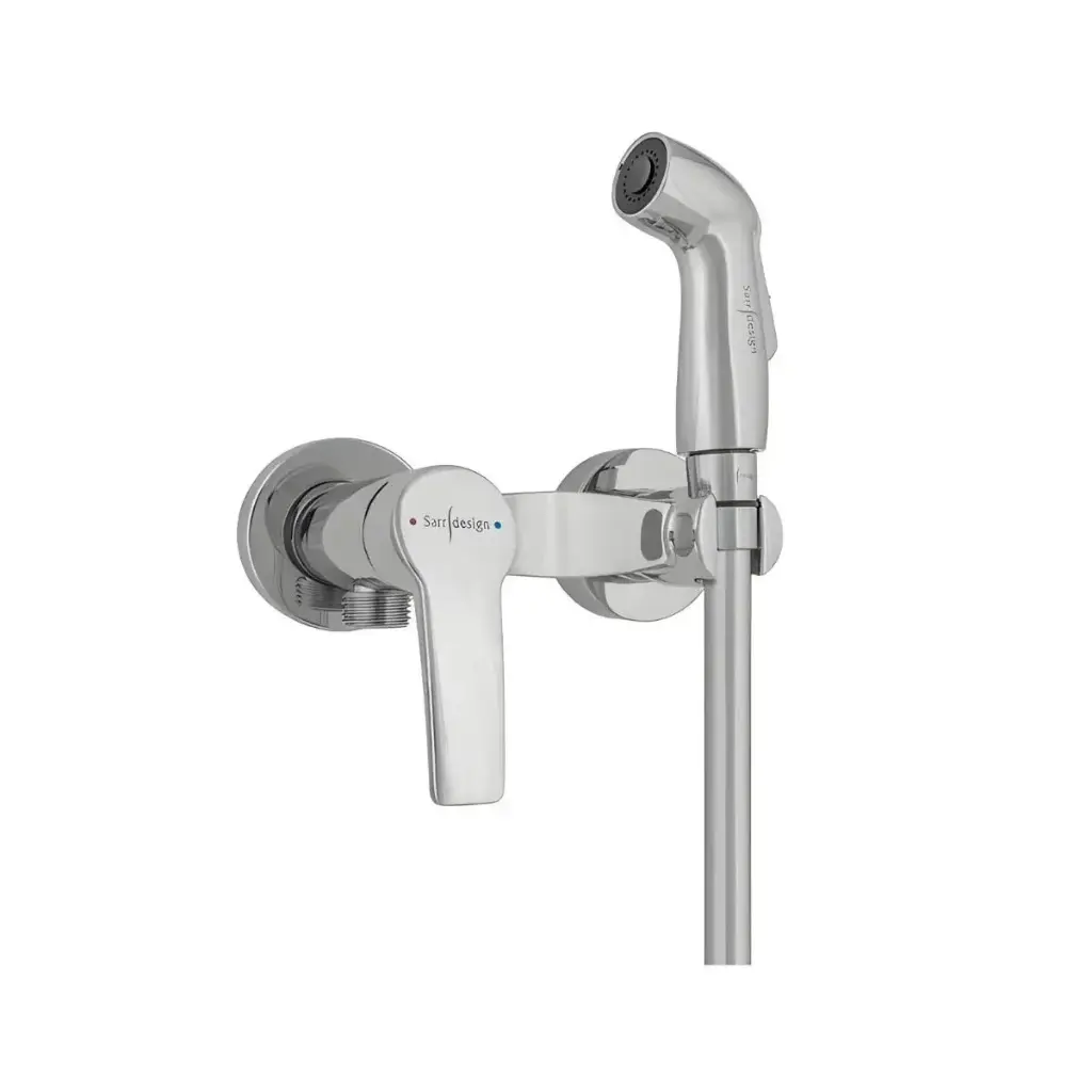 خلاط شطاف مع شطاف بخرطوم معدن كروم ق SD1135-S-CP من سارديزاين