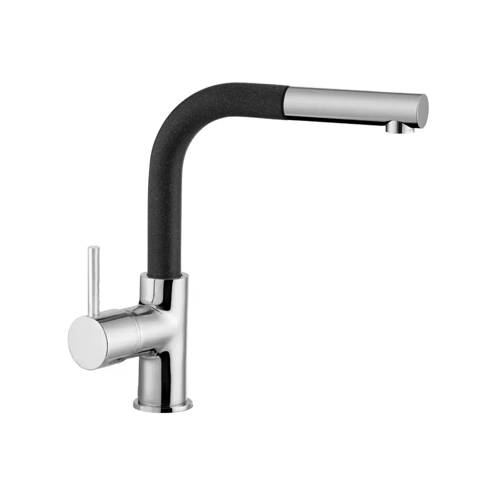 خلاط مطبخ كلفن قابل للسحب اسود ميتاليك،كروم PU157344714 من بيورتي