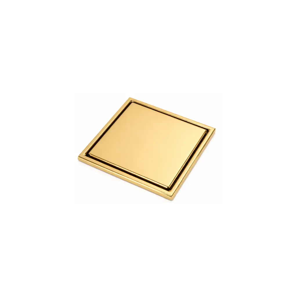 غطاء صفاية أرضية 15*15 جولد قابل للتبليط FD-13-15 G من لوفانو