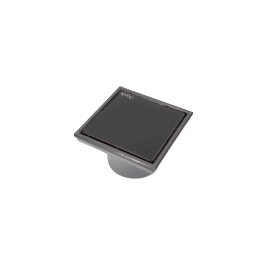 مجرى صرف مربع قابل للتبليط  أسود SD-10-10 B V من لوفانو