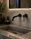خلاط حوض دفن راوند اسود HY-2401BL  من هوايي