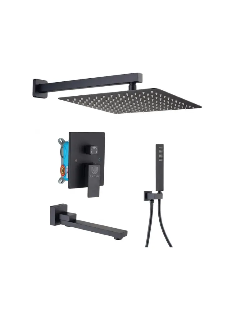 مجموعة دفن اسكوير اسود HY-2408BL من هوايي