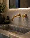 خلاط حوض دفن راوند جولد HY-2401GO من هوايي 