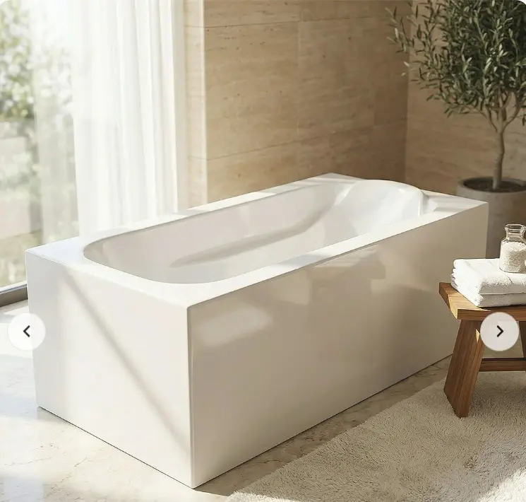 بانيو نيو ميلانو 170x70 بالجانب ابيض من هاوسز