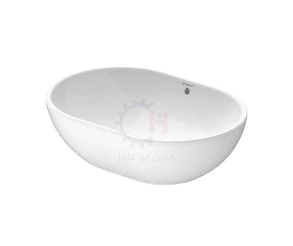 حوض فوستر 49.5 سم فوق سطح افقي ابيض من ديورافيت