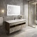 وحدة موبيليا 10010 اريس جراي بحوض ابيض مستورد