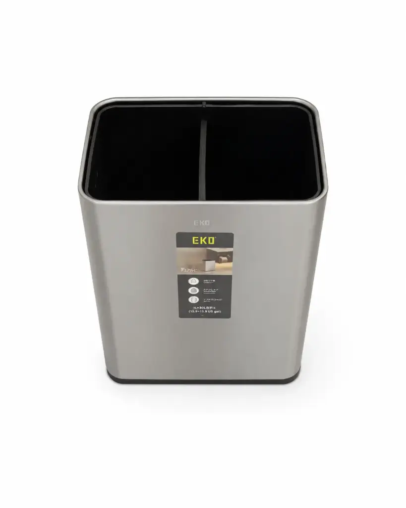 باسكت استانلس 7 لتر EK907MMT-7+7L سيلفر سوفت كلوز من انفنتي 