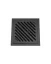 غطاء بلاعة 15×15 اسود بمانع ارتداد نحاس