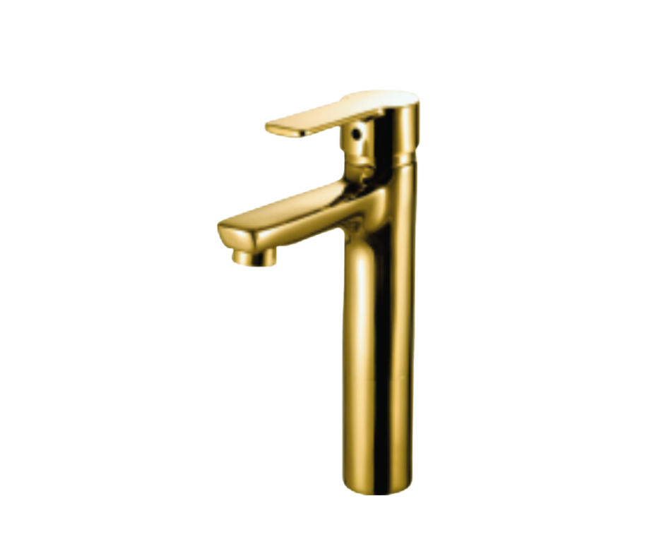 خلاط حوض متوسط الطول سكاي دهبي GS-1073-GP