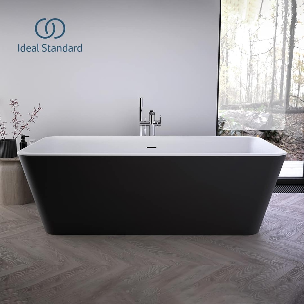 بانيو تونك تو 180x80 فري ستاندنح ابيض x اسود GA256V3