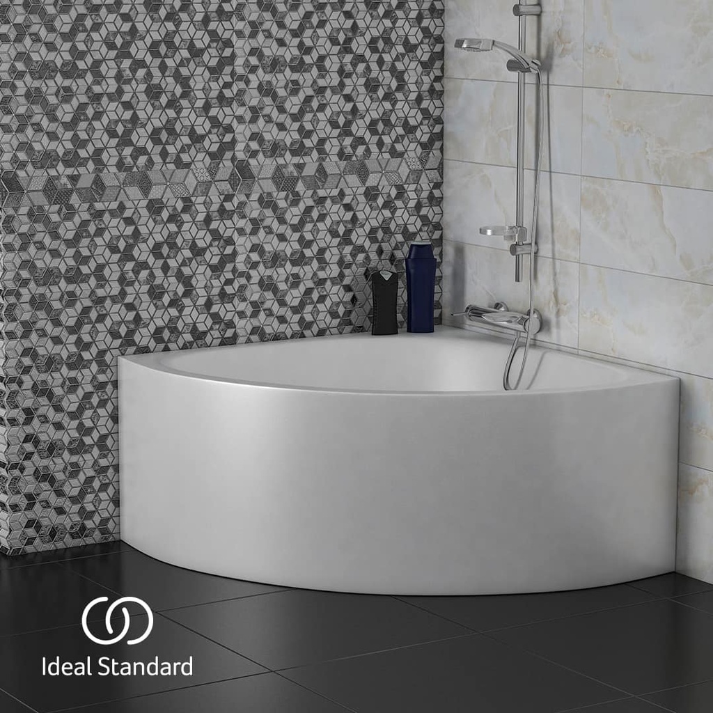 بانيو ميني كورنر 120x120 سيملس ابيض GA25201 من ايديال ستاندرد