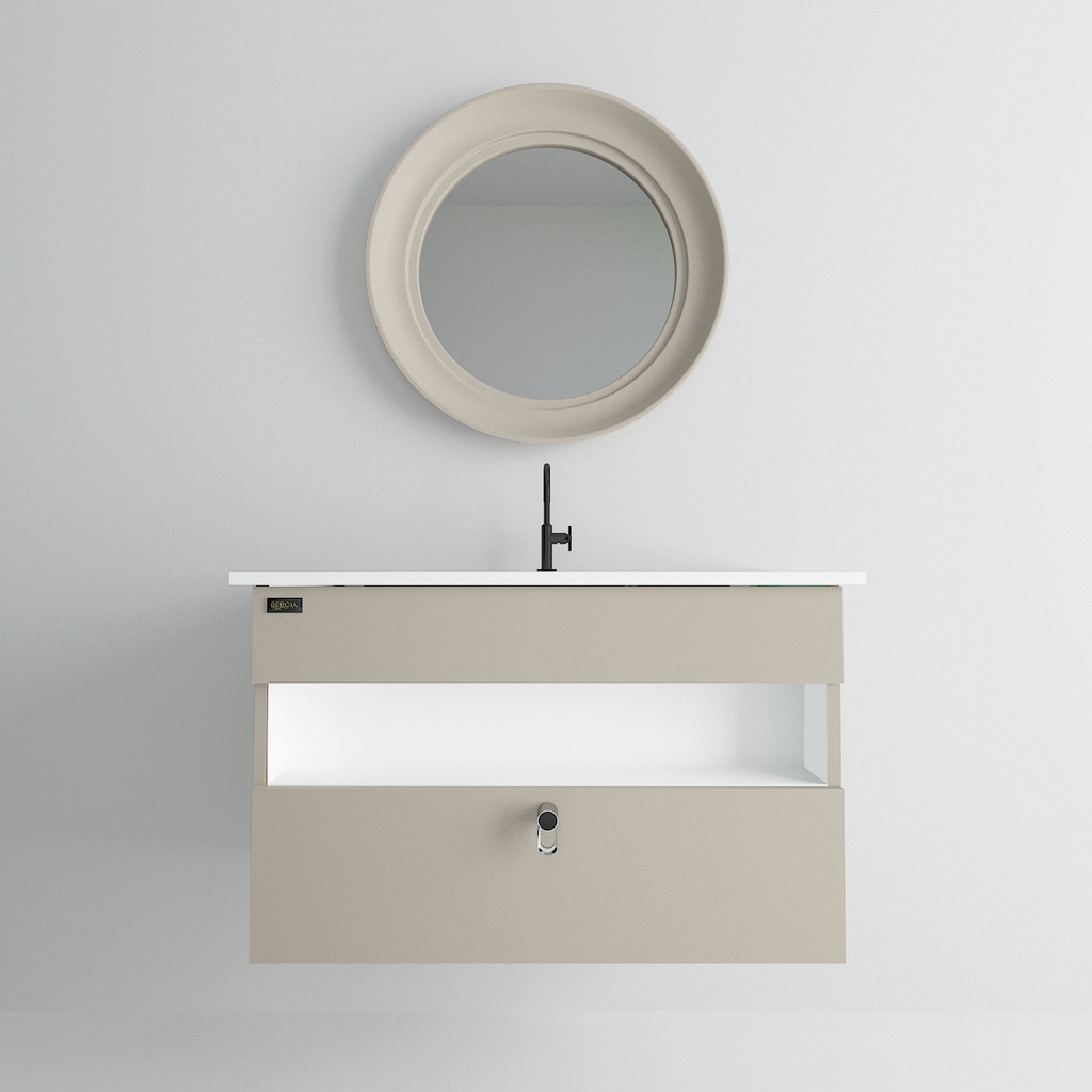 وحدة موبيليا 8002 لاتيه بحوض ابيض مستورد