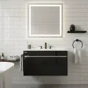 وحدة موبيليا 8001 بلاك بحوض ابيض مستورد