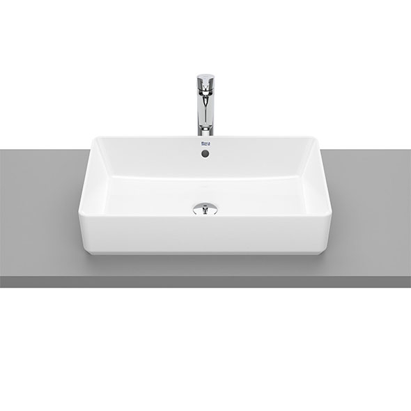 حوض جاب 37x60 فوق سطح افقي ابيض A3270Y2
