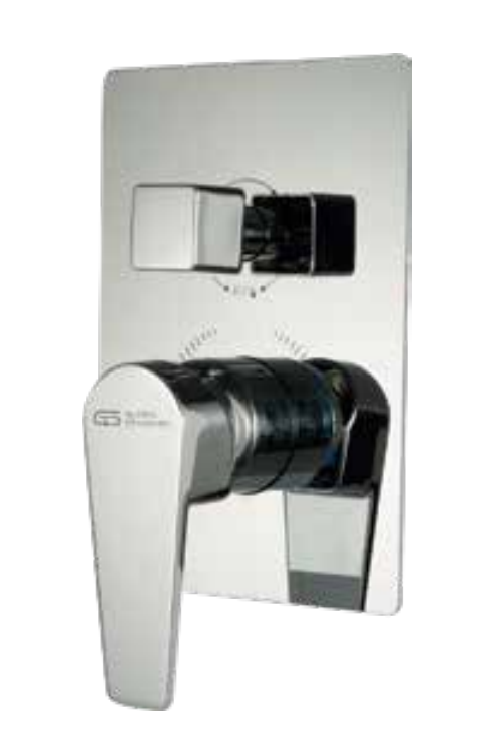 خلاط بانيو دفن مربع 3 نظام ميرال كروم GS-3602-CP