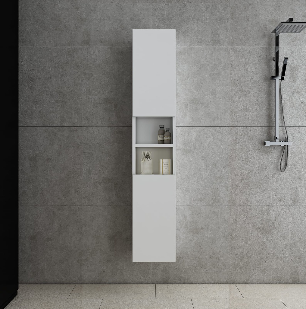 دولاب جانبي موبيليا 160x30 وايت 