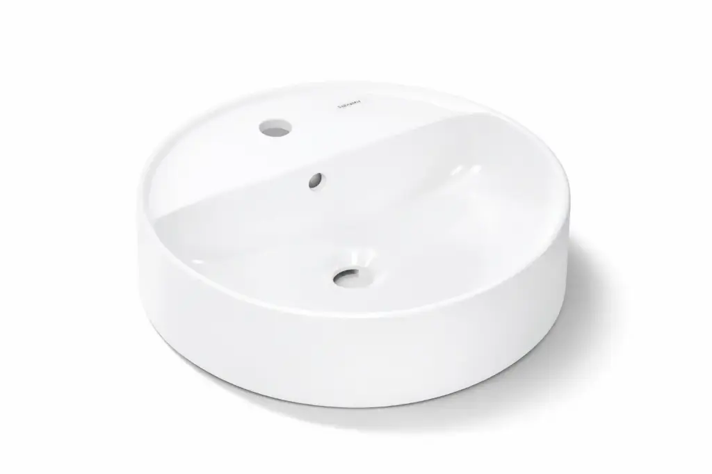 حوض اوبن تايد S اوفر توب 45 سم ابيض من هانزجروهي