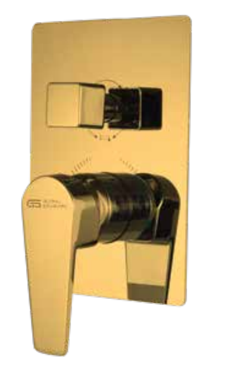 خلاط بانيو دفن مربع 3 نظام ميرال جولد GS-3602-GP