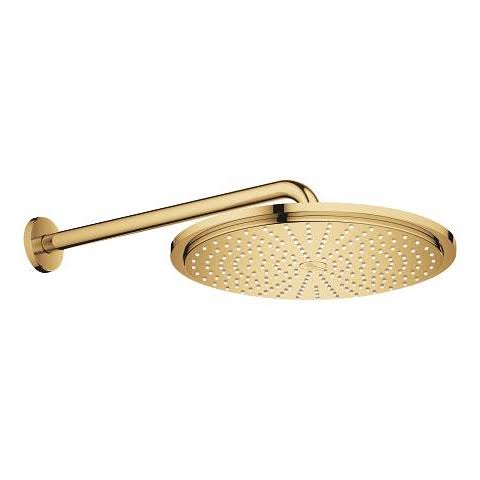 طاسة دفن بمخرج علوى رين شاور دائرية 31 سم جولد لامع 26066GL0 من جروهي