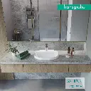 حوض اوبن تايد U كونترتوب 55x45 سم ابيض من هانزجروهي