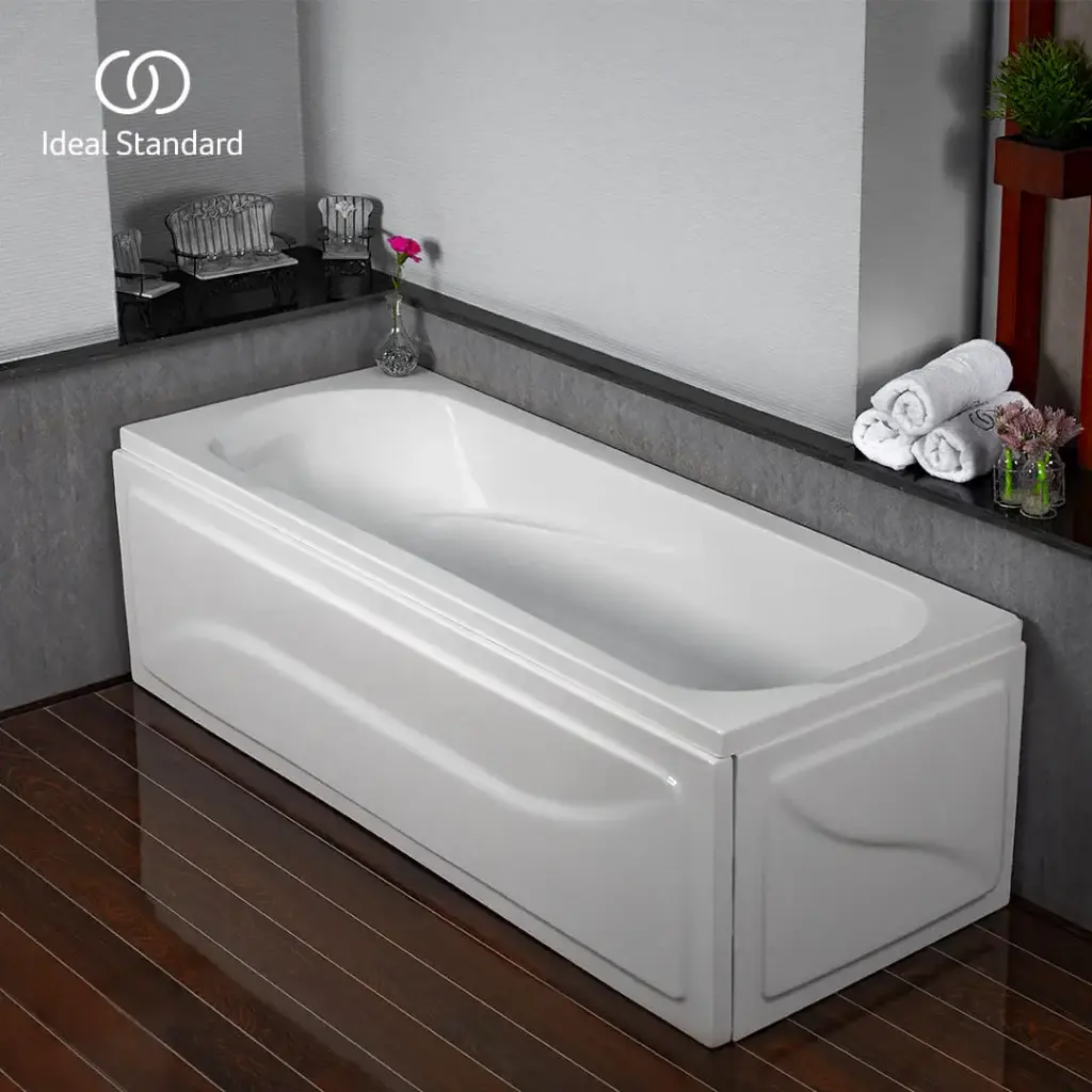 بانيو نيو فلوريدا 100x70 ابيض بالجانب من ايديال ستاندرد