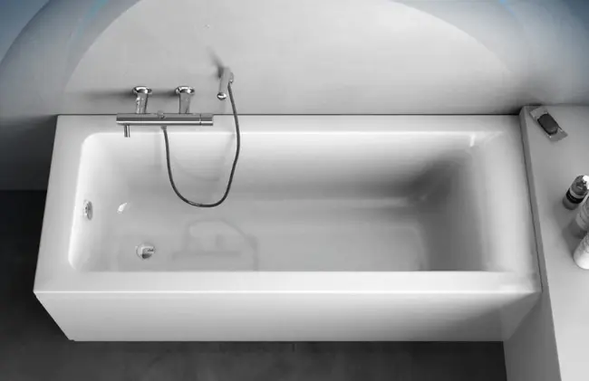 بانيو كونكت 170x80 ابيض بالجانب من ايديال ستاندرد