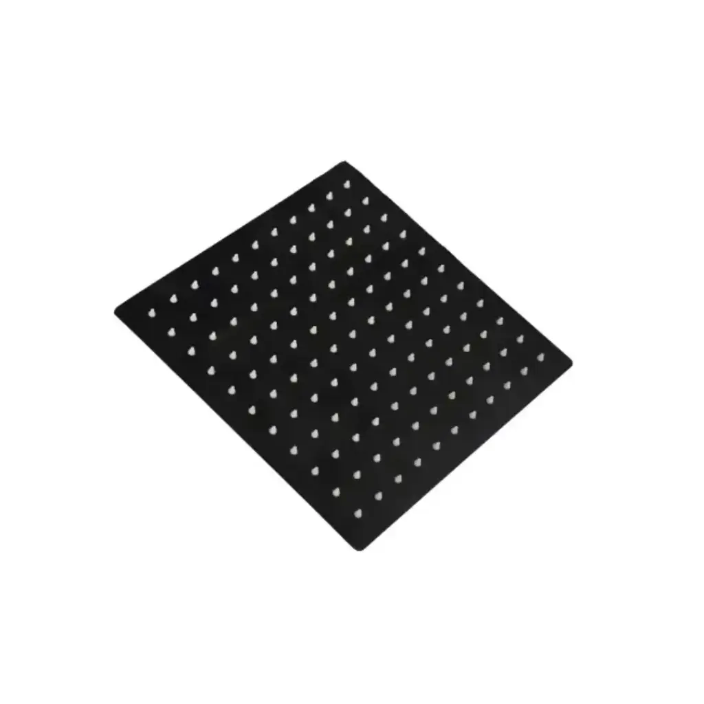 طاسة دش ميرال مربعة 25 سم اسود GS3560-EBP من جلوبال ستاندرد