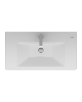 حوض ايكاروس 85 سم موبيليا ابيض من سانيبيور