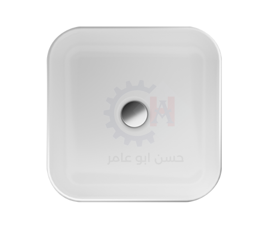حوض هيرميس 39 سم فوق سطح افقي ابيض