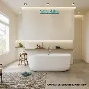 بانيو بالي 170x80 سيمليس ابيض