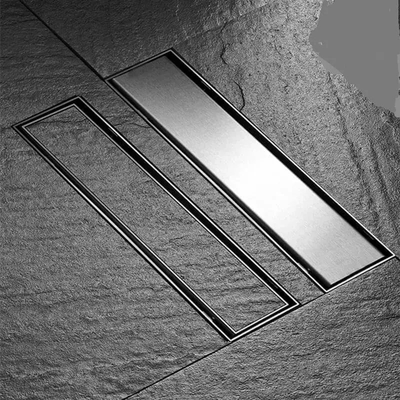 مجرى شاور 10x30 سم قابل للتبليط كروم IN3010-F-BRS من انفنتي