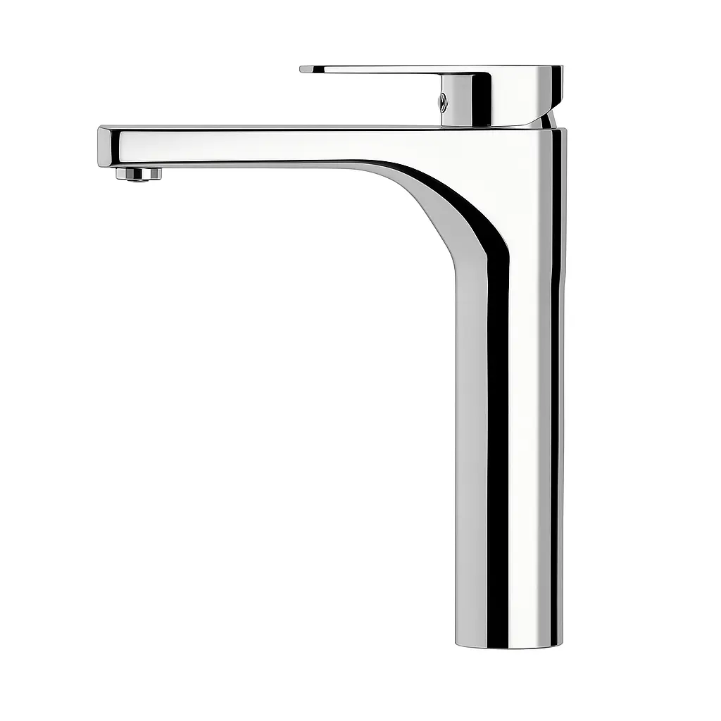 خلاط حوض وش ديكور كروم مقبض علوي