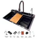 حلة مطبخ سمارت كوري 5 زراير PSM 750 BL Digital اسود 