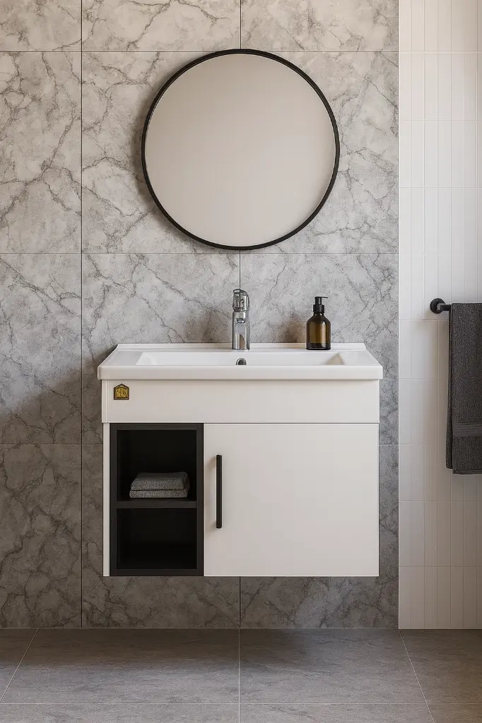 وحدة موبيليا بورديوم 60 سم لاتيه D602 بحوض مستورد