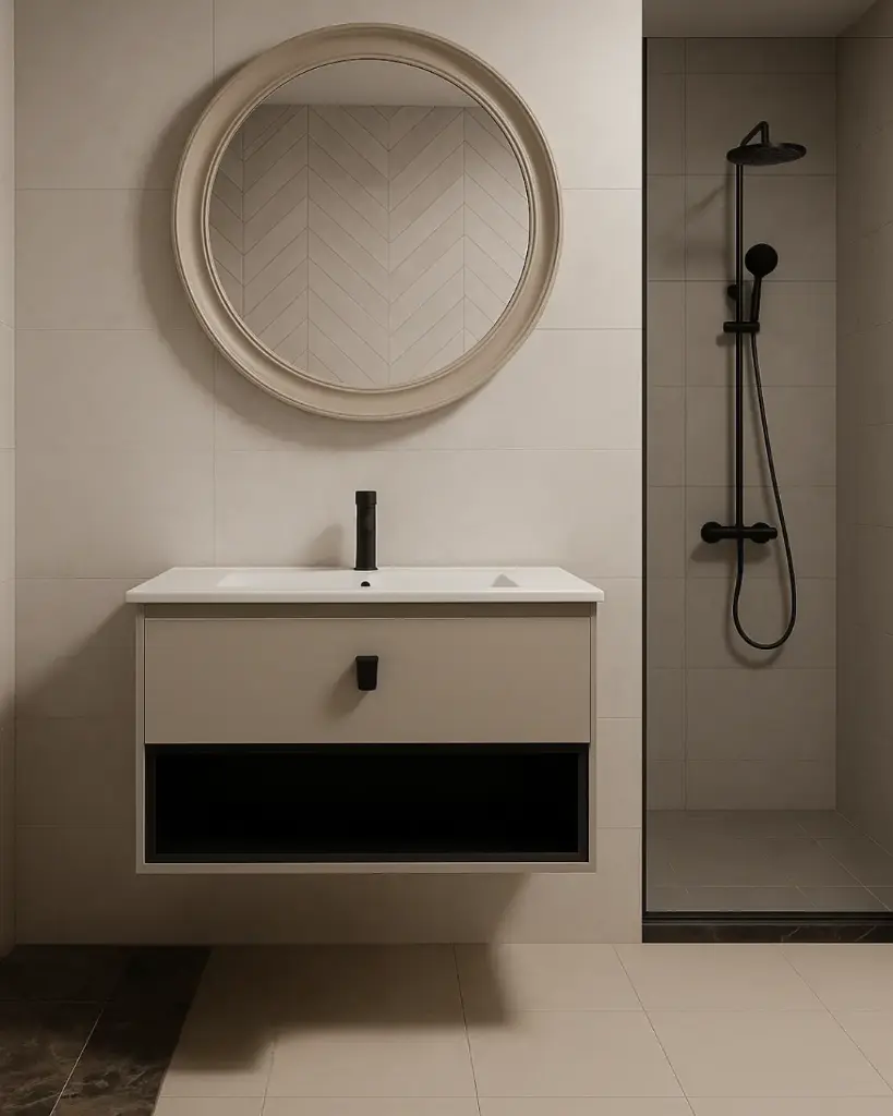 وحدة موبيليا بورديوم 80 سم لاتيه D804 بحوض مستورد