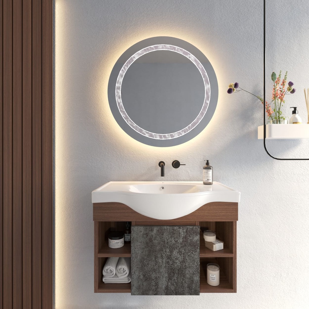 وحدة موبيليا 80EC04 بادوفا بحوض دارلنج ابيض