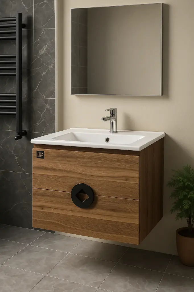 وحدة موبيليا بورديوم 60 سم ميراندا D605 بحوض مستورد