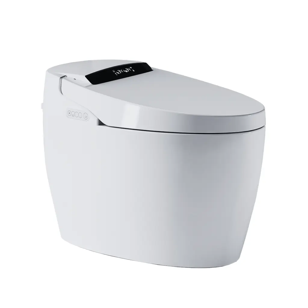 مرحاض سمارت اوتوماتيك بخواص متقدمة - طرد تلقائي - استشعار قدم وتحكم عن بعد