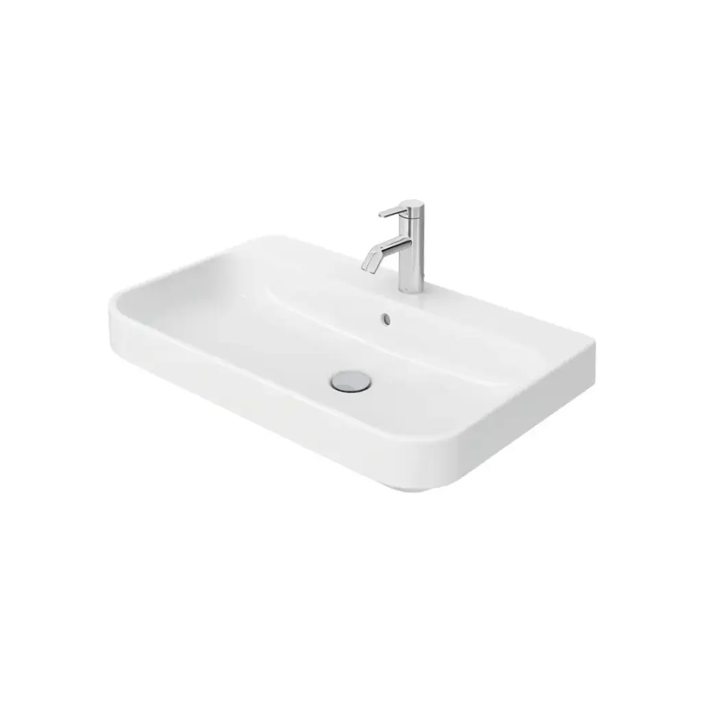 حوض موبيليا هابي دي 2 مقاس 80 سم ابيض