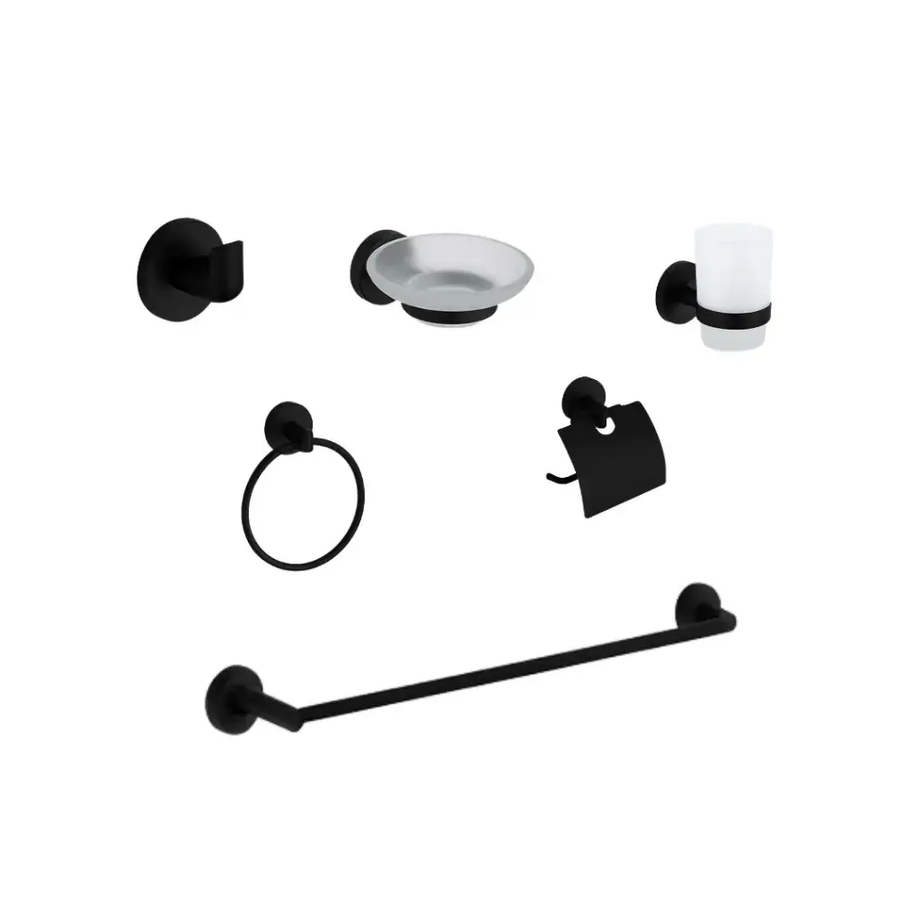 طقم اكسسوار 6 قطع استالس اسود 170S-B من انفنتي