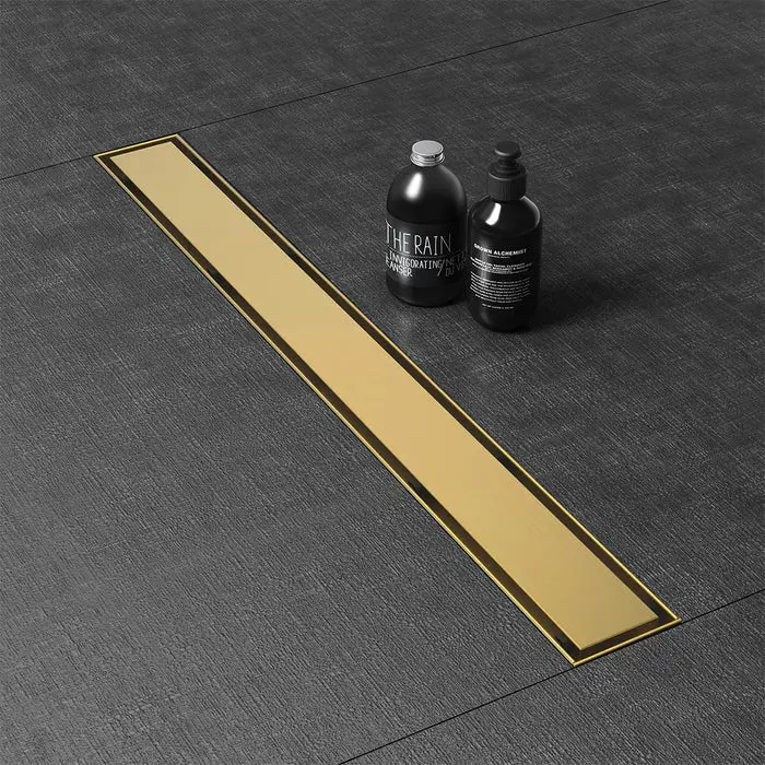 مجرى شاور 10x50 سم قابل للتبليط دهبي IN5010-F-BRG من انفنتي