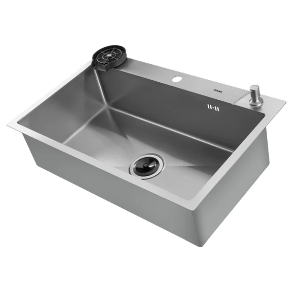 حلة مطبخ هاند ميد 77x48 سم كوري كروم من هانز