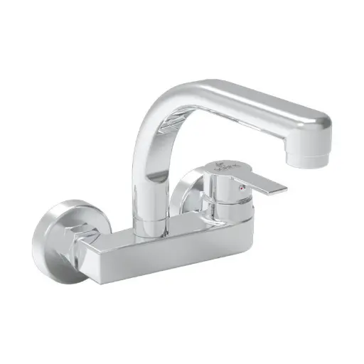 [سوبيك] خلاط مطبخ حائطي ايدج كروم