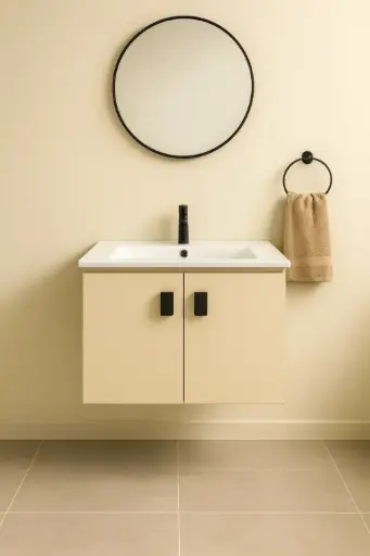 [دارك] وحدة موبيليا بورديوم 60 سم لاتيه D601 بحوض مستورد