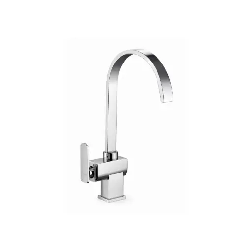 [جواد]  خلاط مطبخ ريفيرا بقنطرة متحركة كروم RIV-0059 من جواد