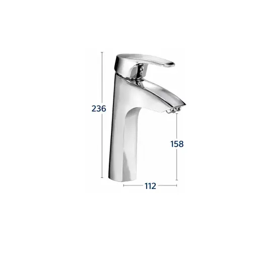 [جواد]  خلاط حوض عالي فلورانس كروم FLO-00440 من جواد  