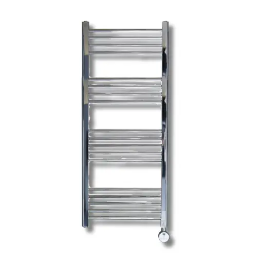 [بيورتي] دفاية حمام كهربائية ديجيتال كروم 50x110 سم 750 وات من بيورتي